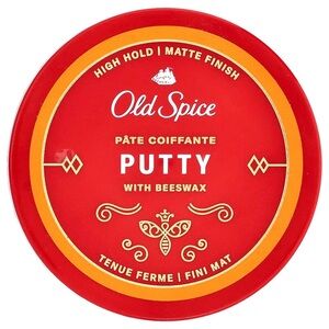 3 Old Spice Stay-In-Place Hair Styling Putty for Men, High Hold Low Shine new